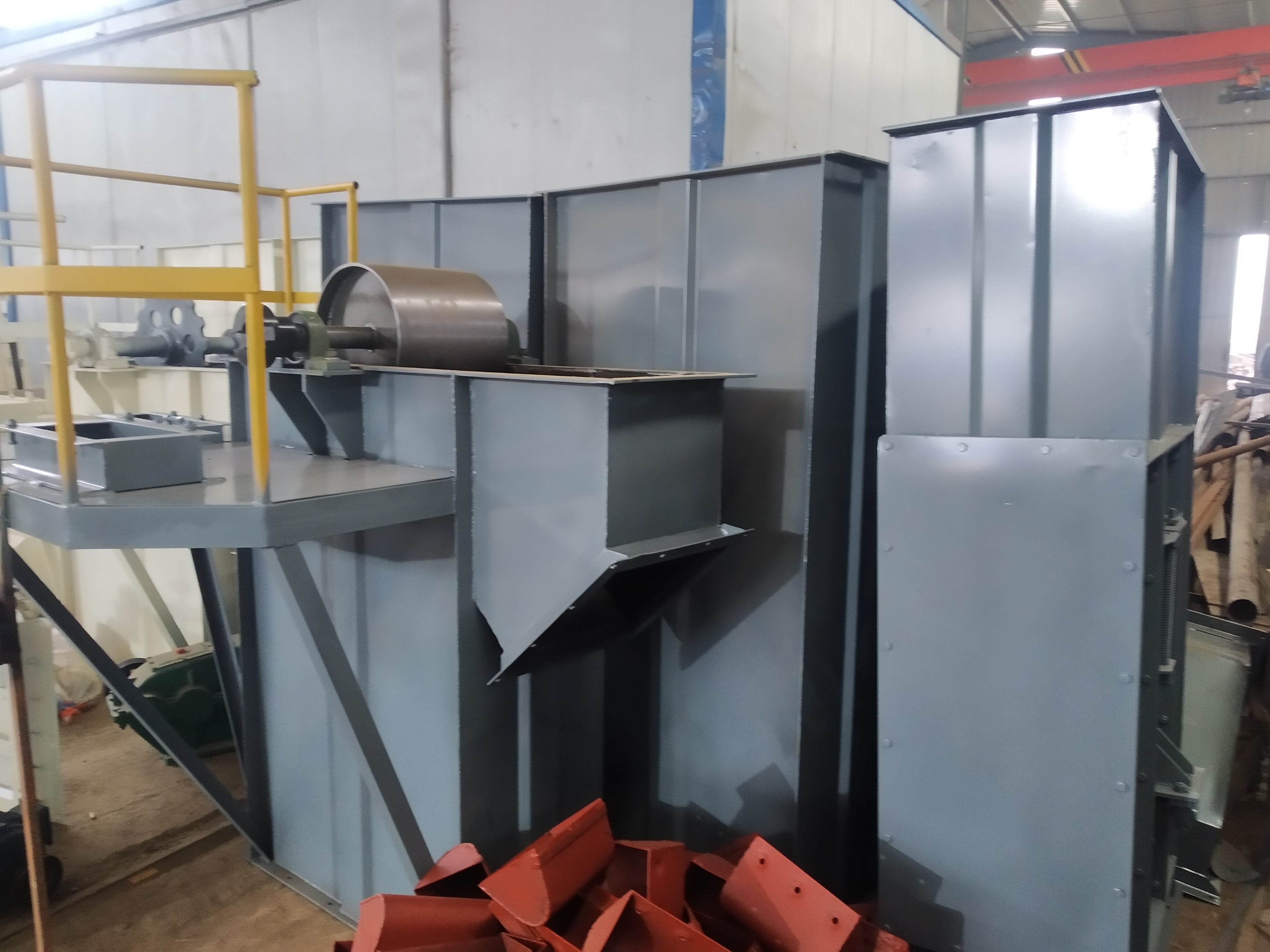 TD250沙子挖鬥垂直提升上料機使用介紹